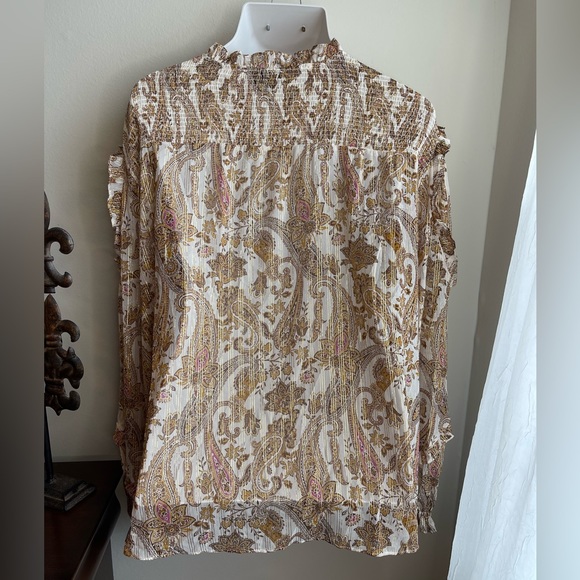 INC International Concept • Paisley-Print Peasant Top - Picture 13 of 13